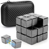 Dilabnba fidget balls square black magnets on desk for tactile focus