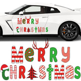 DINGIXOC Christmas magnet set with Merry Christmas adds festive door decor without nails.