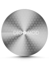 Dioomod puck screen close-up holes for even extraction and water dispersion.