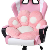 Ditucu Cat Paw Cushion plush fabric close-up for cozy comfort.