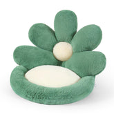 Ditucu flower shaped chair cushion in green offers soft, supportive seating