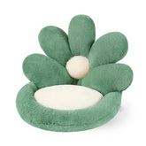 Ditucu flower shape chair pillow in green offers cozy floor seating