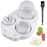 DJBNT 3-in-1 egg slicer top view demonstrates compact kitchen design
