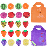 Dodkes 20-pack reusable bags with random fruit patterns for eco-friendly shopping