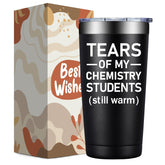DOEARTE 20oz tumbler for chemistry teachers keeps beverages ready during labs