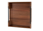 Dofira large ottoman tray in acacia wood adds natural warmth and durability
