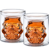 Doiaz whisky glasses with Storm Trooper design enhance presentation of premium spirits