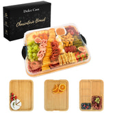 Dolce Casa 3in1 charcuterie board with lid keeps snacks organized and fresh.