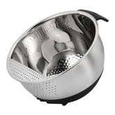DOPMEP rice washing bowl with strainer for fast rinsing