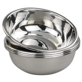 Doryh mixing bowls top view highlights a wide opening for easy whisking and mixing.