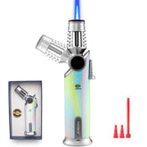 DOUBFIVSY butane torch with 60-degree rotating head for precise caramelization