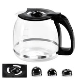 Doufuhua 12-cup glass carafe with clear borosilicate glass for steady pouring