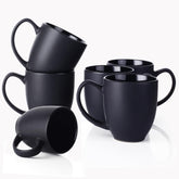 Dowan coffee mugs six-pack, 16 oz, ideal for daily coffee and cream