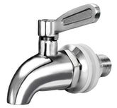 DOZYANT beverage spigot stainless close-up shows durable design for reliable pouring.
