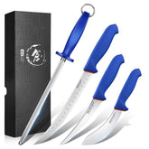 Dragon Riot butcher knife set in premium packaging for gifting and kitchen prep