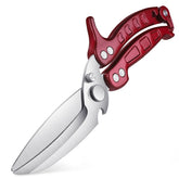 DRAGON RIOT heavy-duty poultry shears blade closeup for precise cuts