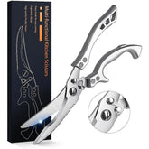Dream Reach heavy-duty poultry shears with serrated edge for fish scales and robust cuts.