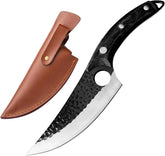 Dream Reach Huusk Viking Knife blade close-up for precise cutting