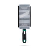 Dreamfarm Nocutu finger guard demonstrates safe slicing with guided tracks for steady cuts.