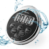 dretec digital timer mounted in the shower for precise interval timing.