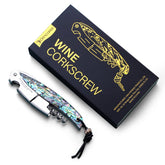 Drincarier shell-handle waiter corkscrew, perfect for stylish dinner parties and smooth cork removal.