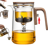 DRNKNSTX Enchanted Tea Pot infusion view highlights adjustable brew strength.