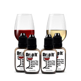 Drop It Wine Drops Original bottle front, portable 10 mL for on-the-go use.
