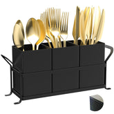 DRPORONYN silverware caddy with removable compartments for party dining efficiency.