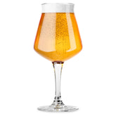 Du Vino Nucleated Teku 3.0 glass side view shows stem and design