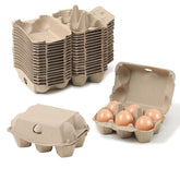 Dubtnion 15-pack egg cartons bulk with six-egg capacity for bulk storage