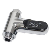 DUFFOBAN Shower Thermometer front view with clear temperature readout for precise bath timing.