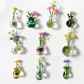 DUMPILL cute mini vase magnets on fridge for charming space-saving decor.