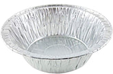 Durable Packaging pot pie pan top-out view, ideal for sturdy, single-serve pies.