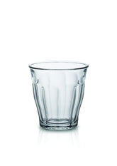 Duralex Picardie tumbler set six, front view, durable tempered glass for everyday drinks.