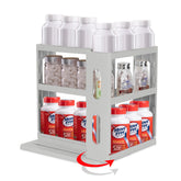 Dutiplus medicine organizer with 3-tier pull-rotate for easy access