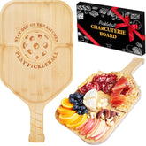 DWATAN pickleball charcuterie board with paddle shape, ideal for game-night gatherings.