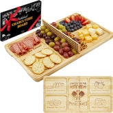 DWATAN pickleball court charcuterie board with net for playful party serving.