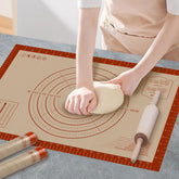 Dwavele pastry mat 07mm thick provides sturdy rolling and even dough results.