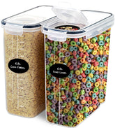 DWËLLZA KITCHEN extralarge cereal container for bulk pantry storage.