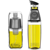 DWËLLZA KITCHEN olive oil dispenser bottle with a 17oz capacity for precise pouring.