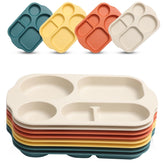 DYB Dongyongbao 12-inch yellow divided plate for kid-friendly portion control