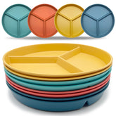 DYB Dongyongbao 3-compartment plate showing divided sections for balanced meals.