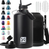 DYSANKY 1-gallon insulated bottle ready for cold or hot drinks on the go.