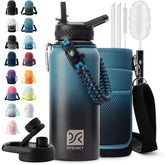 DYSANKY 32 oz insulated water bottle cap with secure lid for leak-free hydration