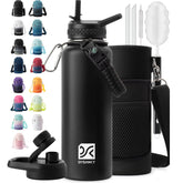 DYSANKY 40 oz insulated bottle front view demonstrates rugged durability for workouts
