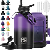 DYSANKY insulated bottle 64oz body view highlights durable stainless steel.
