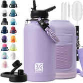 DYSANKY insulated water bottle 64oz for all-day hydration on hikes.