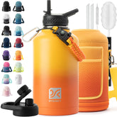 DYSANKY insulated water bottle front view for all-day hydration on outdoor adventures.