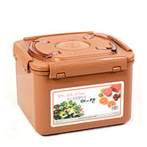 e-jen kimchi sauerkraut container outer view for easy storage and display