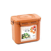 e-jen Premium kimchi container with inner vacuum lid for airtight fermentation.